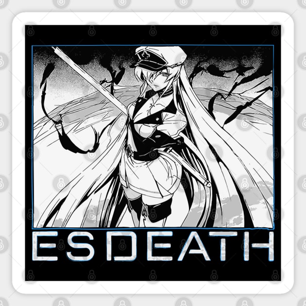 Esdeath style Sticker by Koburastyle